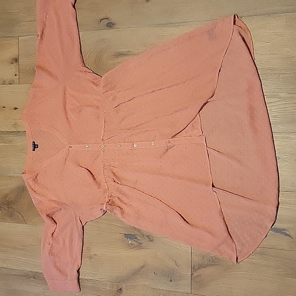 Torrid Pink Textured Top Plus Size 2x - Picture 2 of 6